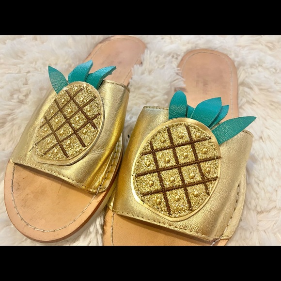 Kate Spade Pineapple Slide Slippers - Picture 3 of 9